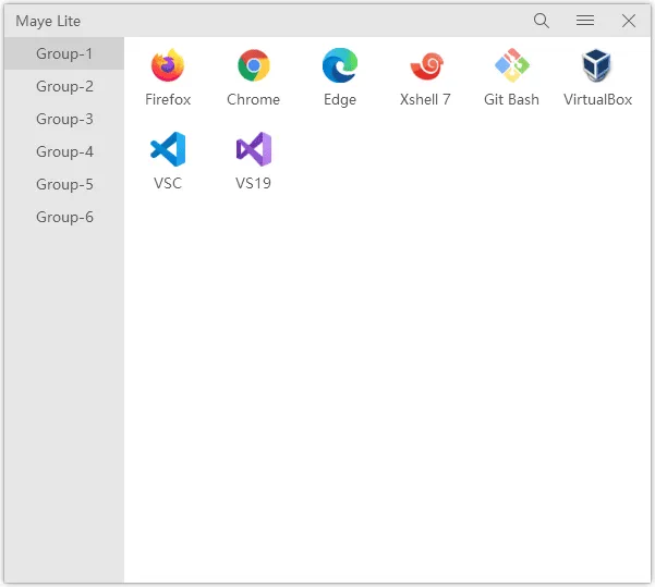 Maye Lite:轻简快速启动工具