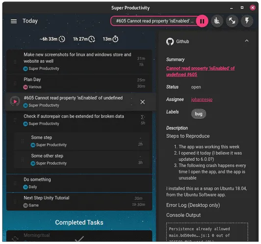 Super Productivity任务管理软件 v8.0.10