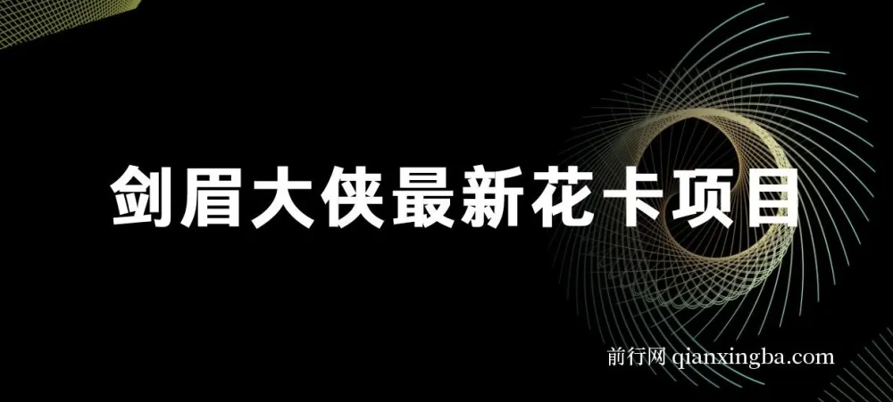 剑眉大侠花卡项目资料集