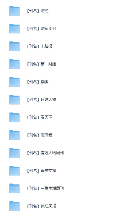 2025年度期刊合集：财经、读者等多领域定期更新