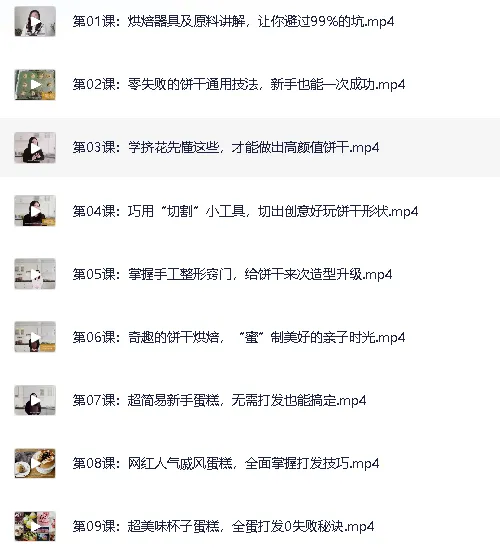 千万人气美食博主的米其林级甜点课程：15分钟学会63款