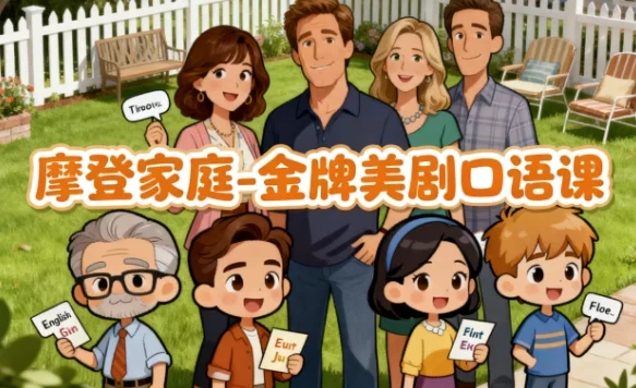 摩登家庭金牌美剧口语课
