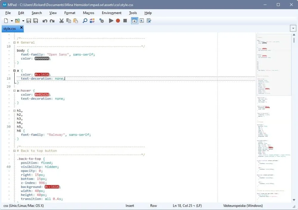 高级代码编辑器 MPad：中文多语免费版