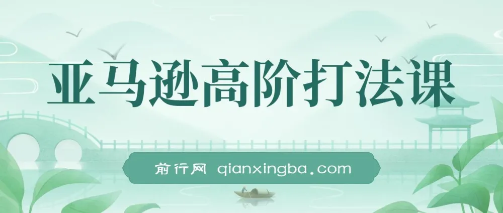 亚马逊高阶打法视频课程