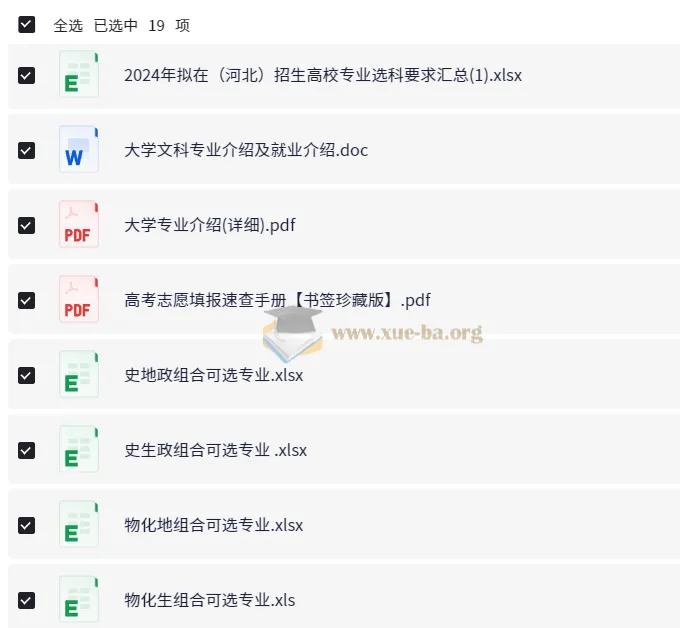 选科报志愿核心资源合集