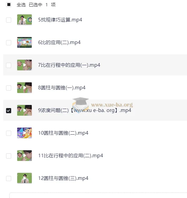 六年级数学小升初培训S班（上） - 史乐
