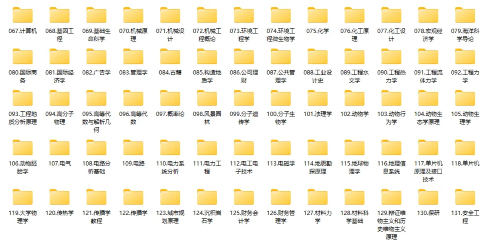 考研专业课教材合集