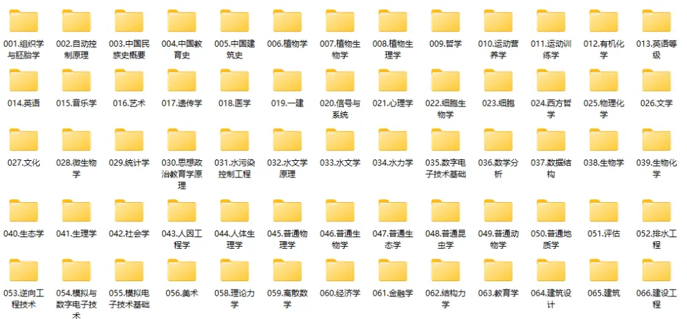 考研专业课教材合集