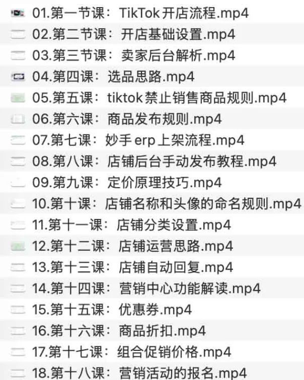 TikTok跨境电商新手卖家入门课程