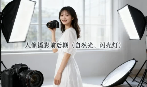 人像摄影前后期：自然光与闪光灯运用课程