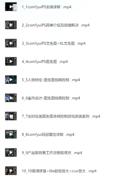 AI绘画:COMFYUI+PS全新工作流课程,助力小白进阶
