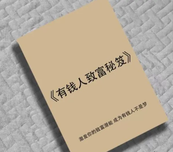 《有钱人致富秘笈》：揭秘财富圈层的底层逻辑与暴利赚钱模式