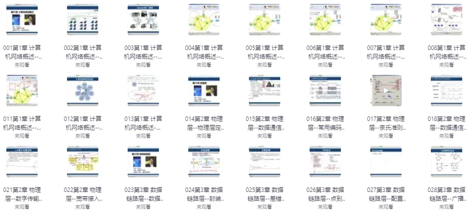 韩立刚计算机网络原理课程