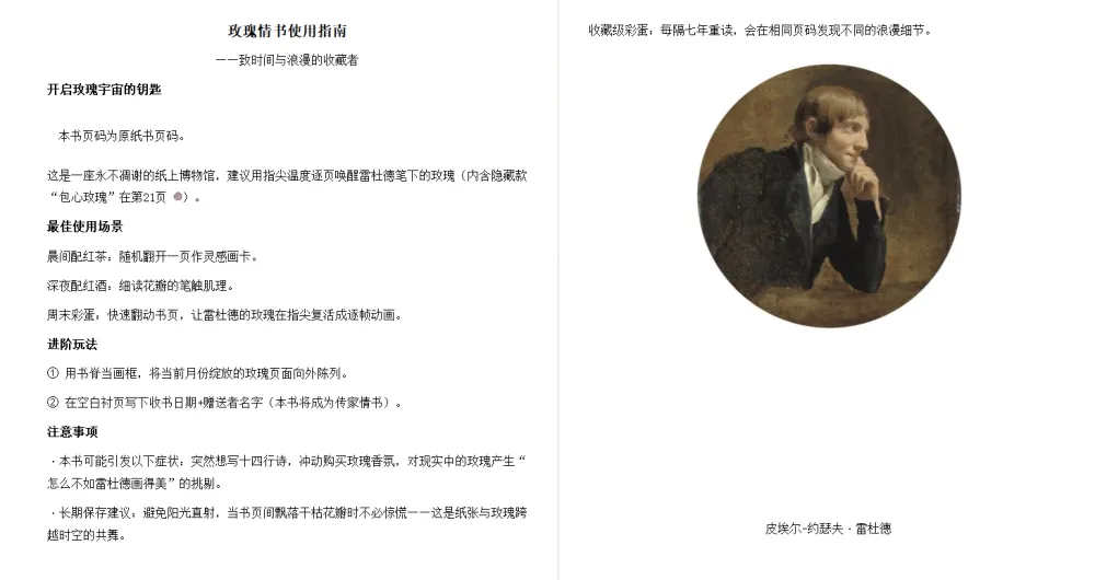 《玫瑰情书:雷杜德的爱情图鉴》:2025年6月新书推荐