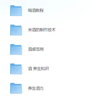酒与养生及喝酒技术资料集