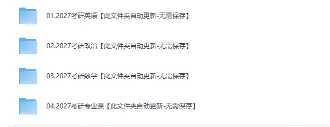 2027年考研全科最新网课：涵盖公共课与专业课，自动更新