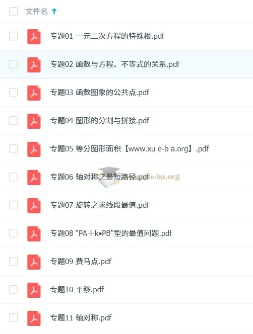 《中考数学压轴题破解策略30专题》