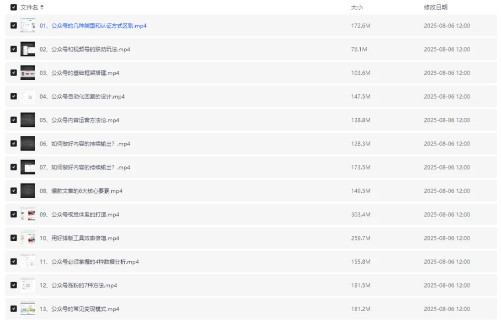 艾乐公众号高质量运营系列课程