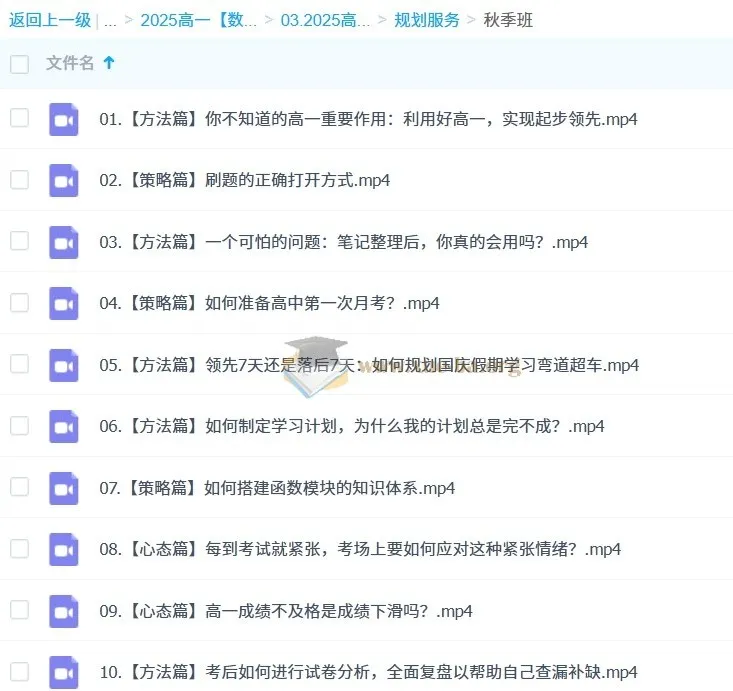 2024 - 2025学年李珍有道高一数学全年课程