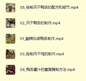 秘制风干鸡、鸭舌与酸辣白卤鸭舌制作教程