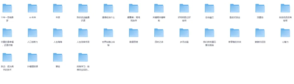 《樊登读书会历年合集(按类别分类)珍藏版》
