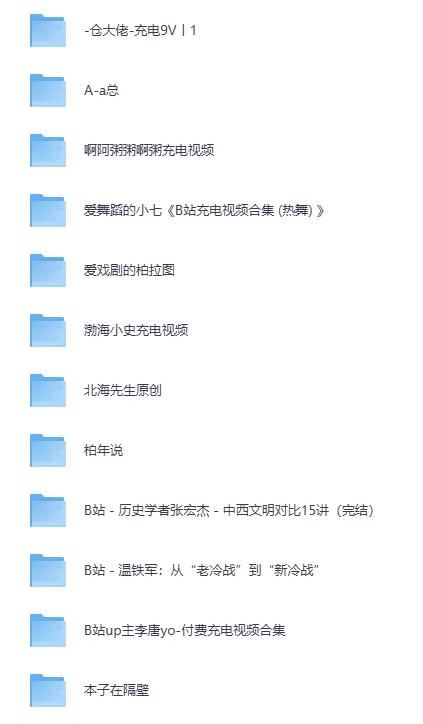 B站绝版充电视频合集:价值千金的知识与娱乐宝库