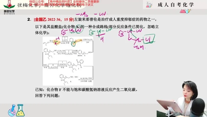 2024张梅高三化学二轮复习：电化学/元素周期律/实验专题精讲课程