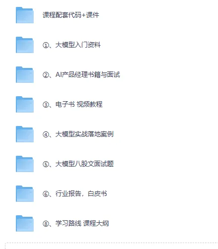 2025最新大模型学习全套资料