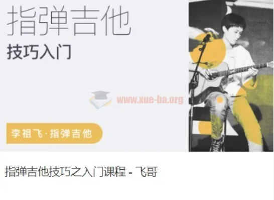 李祖飞：飞哥弹指吉他俱乐部：指弹吉他技巧、编曲创作与和声进阶课程