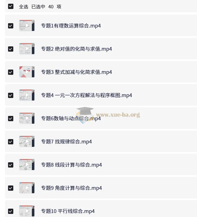 朱韬《30天搞定初中数学》课程