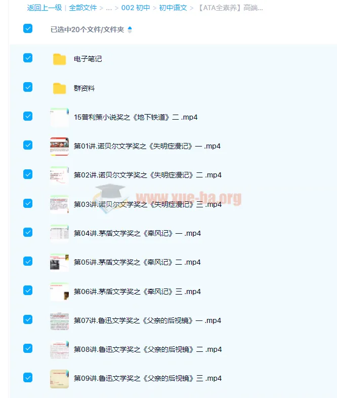 包君成语文【ATA全素养】高端文学系列(A)