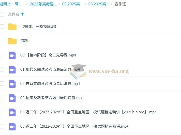 2025高三高考语文:国家玮全年全程一轮二轮课程