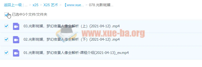 光影斑斓：子意老师梦幻夜景人像全解析课程
