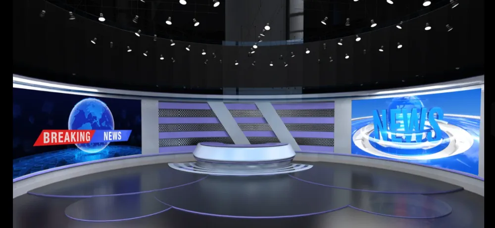 690+款虚拟演播厅绿幕背景素材合集：直播绿幕必备素材