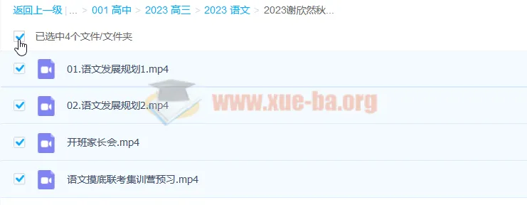 2023高考语文谢欣然一轮暑假班与秋季班(更新6讲)