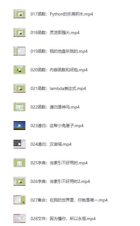 小甲鱼《零基础入门学习Python》(全96集)课程