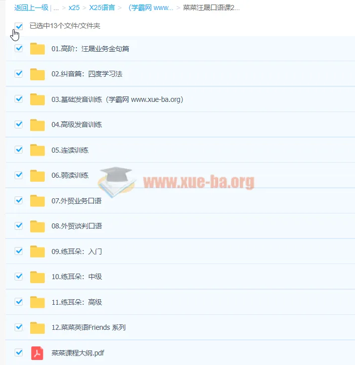 菜菜汪晟口语课2.0:外贸英语学习课程