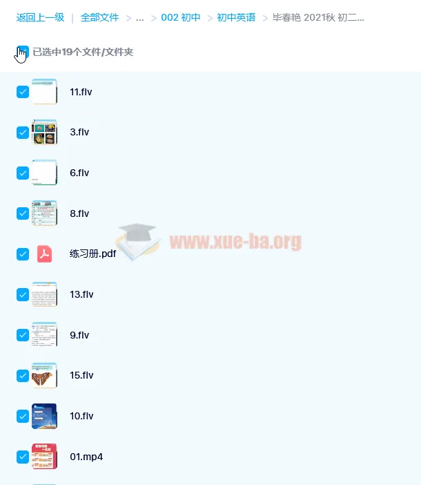 毕春艳2021秋初二英语目标创新班16讲（含讲义）