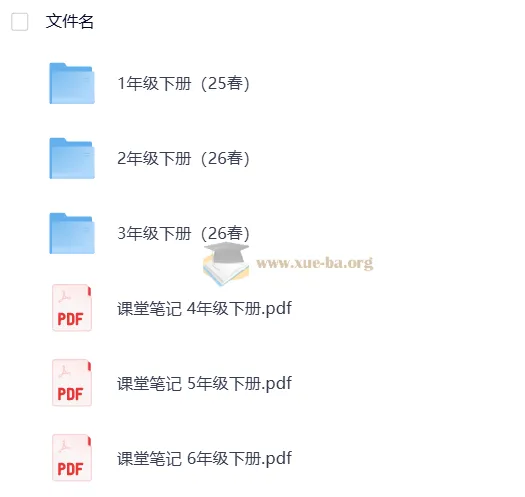 2026 人教版小学语文 1-6 年级下册课堂笔记寒假预习资料