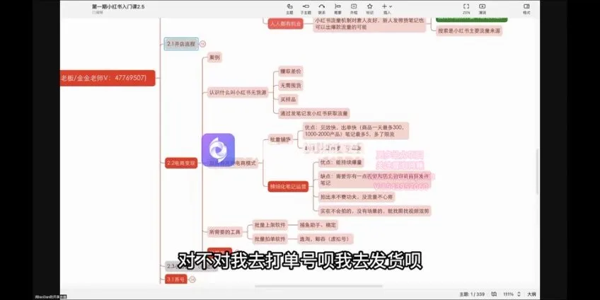 陶金金《小红书店铺实战入门：从0到1开店指南》课程
