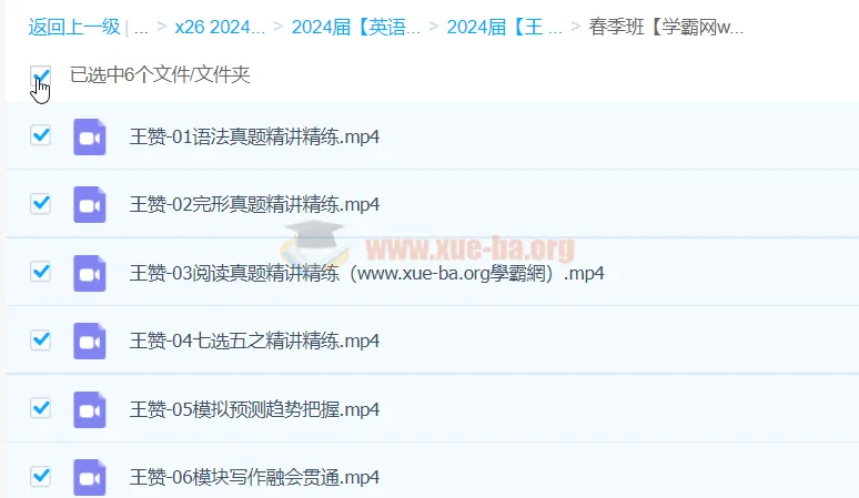 2024王赞高三高考英语春季班