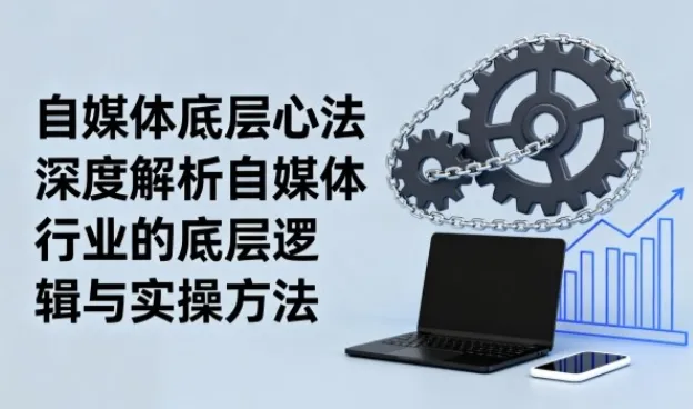 《自媒体底层心法》:阿猫深度解析自媒体行业底层逻辑与实操方法