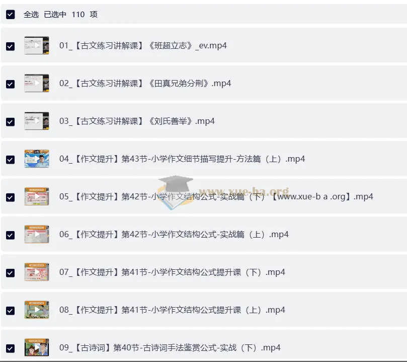 北大派派小学语文高分大招课程