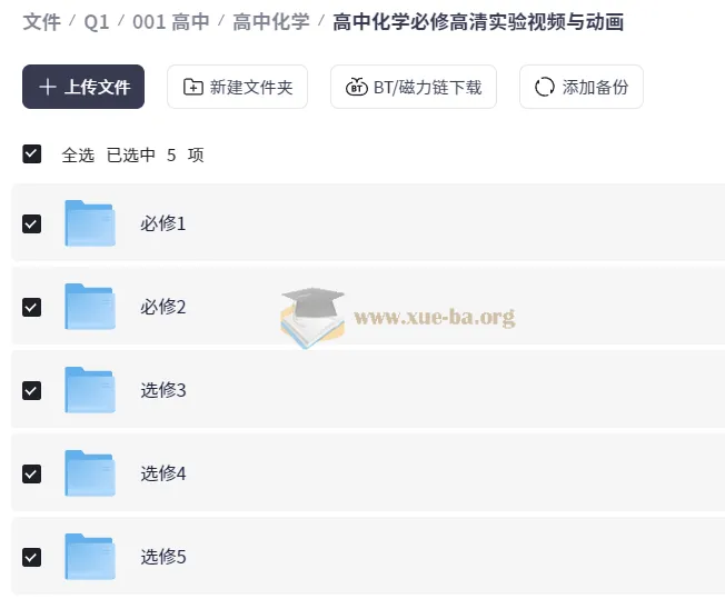 高中化学必修实验视频与动画
