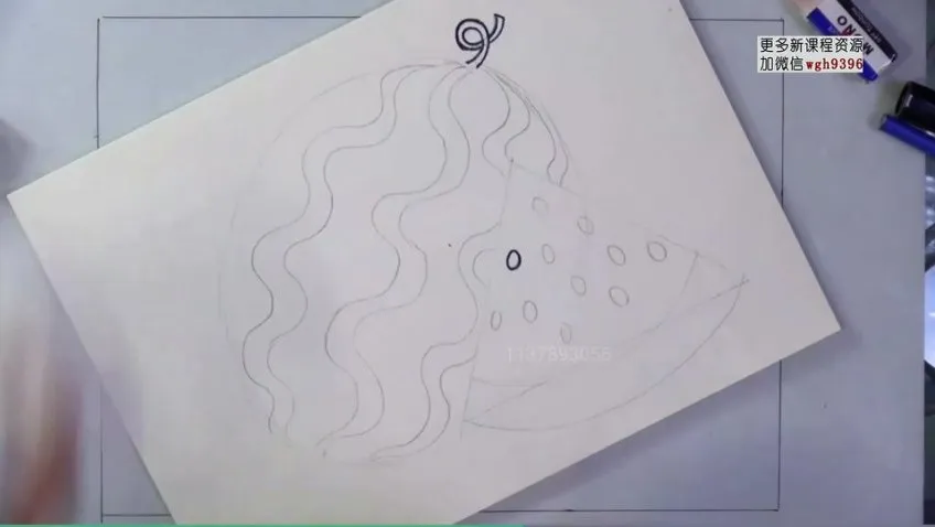 儿童蜡笔画入门教程:零基础学画常见水果蔬菜