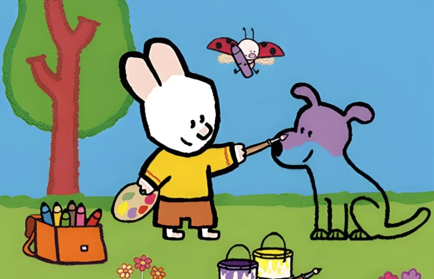 法国国宝级简笔画启蒙动画《路易小兔子 Louie》(1-4季)