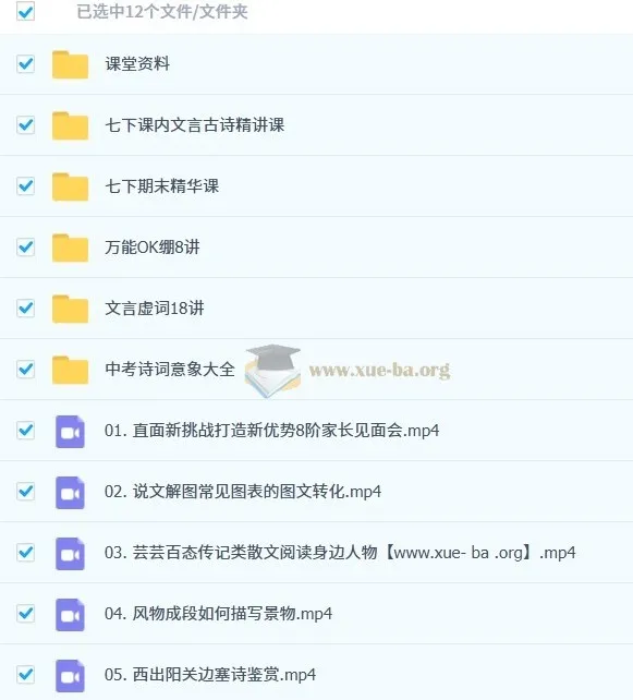 2025暑期初中语文人文博学8阶1期课程