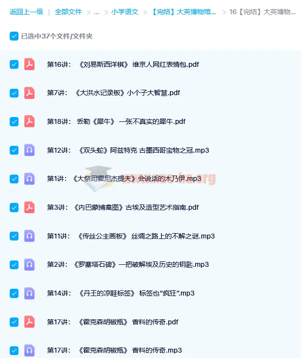 【完结】《大英博物馆里的简明世界史》