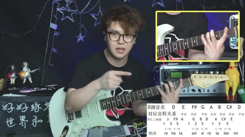 小烨和弦133课：从三和弦到七和弦实战吉他教程