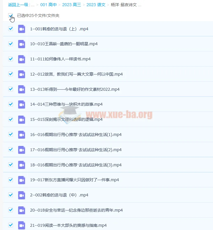 杨洋语文:昼夜诗文(2023版,更新25讲)